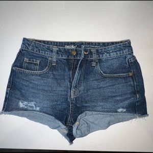 Size 4 denim shorts high rise